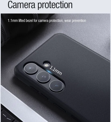 Nillkin Frosted Shield Samsung Galaxy S24 Plus Hoesje MagSafe Zwart afbeelding 5