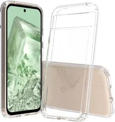 Google Pixel 8a Hoesje Dun TPU Back Cover Transparant afbeelding