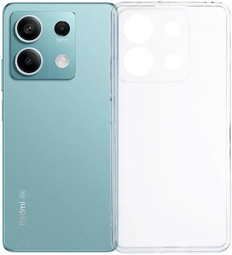 Xiaomi Redmi Note 13 5G Hoesje Dun TPU Back Cover Transparant afbeelding 1