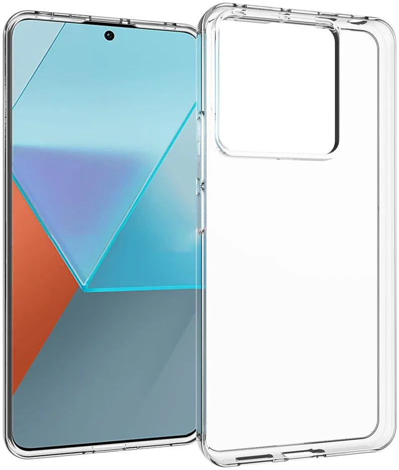 Xiaomi Redmi Note 13 Pro 5G/Poco X6 Hoesje TPU Back Cover Transparant afbeelding 1