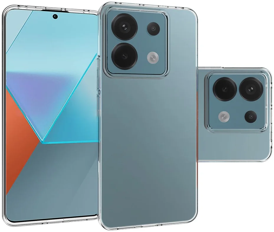 Xiaomi Redmi Note 13 Pro 5G/Poco X6 Hoesje TPU Back Cover Transparant afbeelding 3