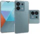 Xiaomi Redmi Note 13 Pro 5G/Poco X6 Hoesje TPU Back Cover Transparant afbeelding 3