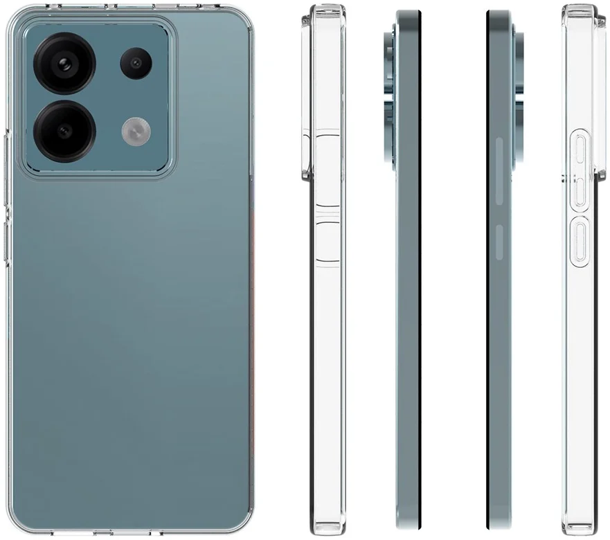 Xiaomi Redmi Note 13 Pro 5G/Poco X6 Hoesje TPU Back Cover Transparant afbeelding 5