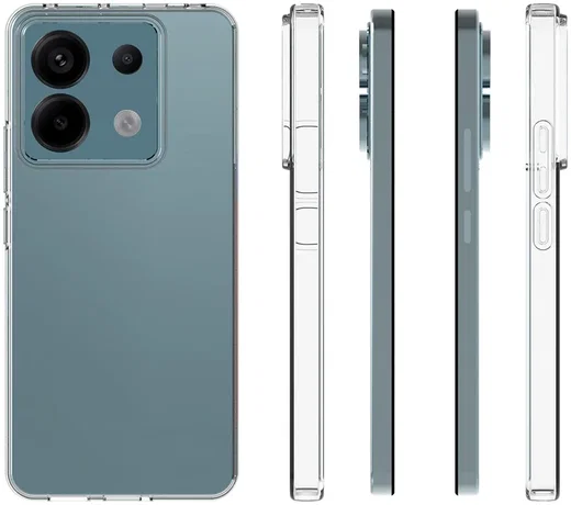 Xiaomi Redmi Note 13 Pro 5G/Poco X6 Hoesje TPU Back Cover Transparant afbeelding 5