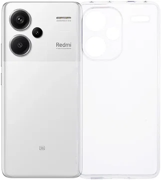 Xiaomi Redmi Note 13 Pro Plus Hoesje Dun TPU Back Cover Transparant