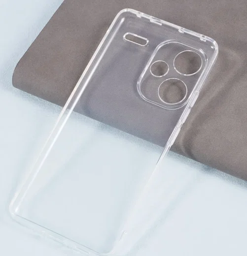 Xiaomi Redmi Note 13 Pro Plus Hoesje Dun TPU Back Cover Transparant afbeelding 4
