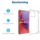 Motorola Moto G84 Hoesje Schokbestendig Dun TPU Back Cover Transparant afbeelding 4