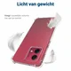Motorola Moto G84 Hoesje Schokbestendig Dun TPU Back Cover Transparant afbeelding 5
