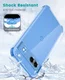 Google Pixel 8a Hoesje Schokbestendig Dun TPU Back Cover Transparant afbeelding 2