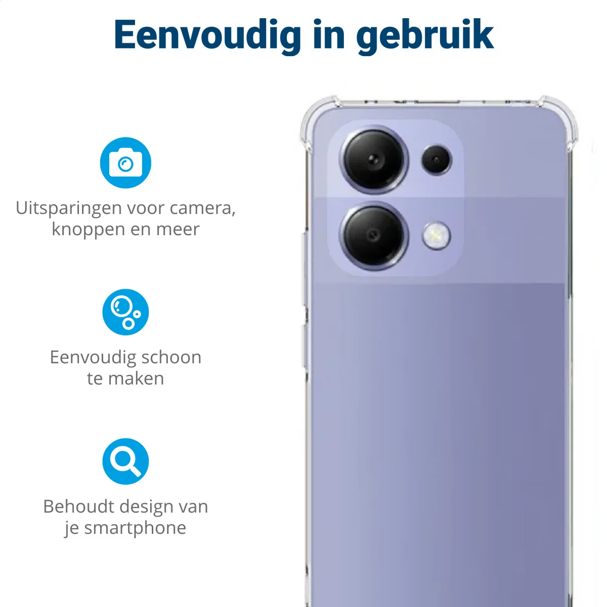 Xiaomi Redmi Note 13 5G Hoesje Schokbestendig Dun TPU Transparant afbeelding 9