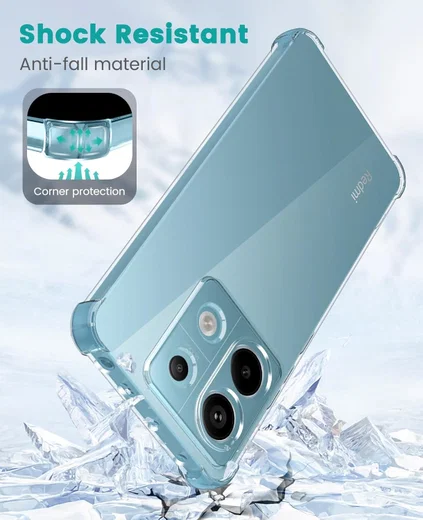 Xiaomi Redmi Note 13 Pro 5G/Poco X6 Hoesje Schokbestendig Transparant afbeelding 4