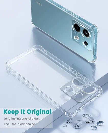 Xiaomi Redmi Note 13 Pro 5G/Poco X6 Hoesje Schokbestendig Transparant afbeelding 7