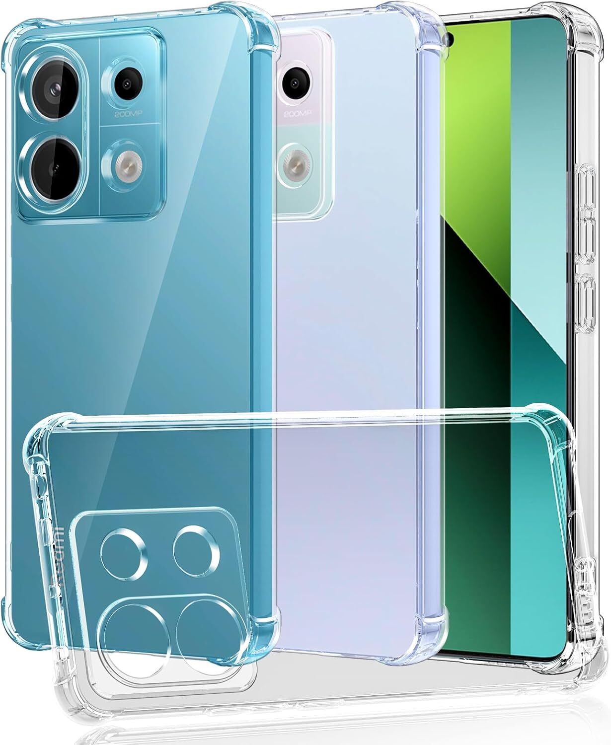 Xiaomi Redmi Note 13 Pro 5G/Poco X6 Hoesje Schokbestendig Transparant afbeelding 1