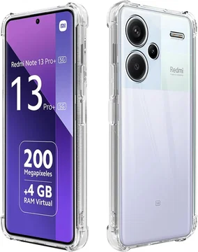 Xiaomi Redmi Note 13 Pro Plus Hoesje Schokbestendig TPU Transparant