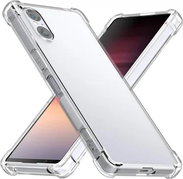 Sony Xperia 5 V Hoesje Schokbestendig Dun TPU Back Cover Transparant