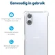 Sony Xperia 5 V Hoesje Schokbestendig Dun TPU Back Cover Transparant afbeelding 6