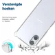 Sony Xperia 5 V Hoesje Schokbestendig Dun TPU Back Cover Transparant afbeelding 2