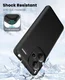 Xiaomi Redmi Note 13 Pro Plus Hoesje Matte Back Cover Dun TPU Zwart afbeelding 2