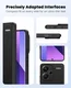 Xiaomi Redmi Note 13 Pro Plus Hoesje Matte Back Cover Dun TPU Zwart afbeelding 5