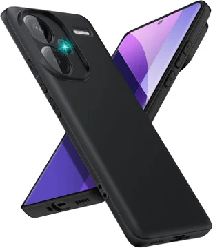 Xiaomi Redmi Note 9T Portemonnee Hoesje Echt Splitleer Zwart