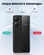 Xiaomi Redmi Note 13 Pro Plus Hoesje Matte Back Cover Dun TPU Zwart afbeelding 6
