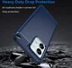 Motorola Moto G84 Hoesje Geborsteld TPU Flexibele Back Cover Blauw afbeelding 5