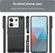 Xiaomi Redmi Note 13 Pro 5G/Poco X6 Hoesje Geborsteld Backcover Zwart afbeelding 4