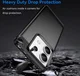 Xiaomi Redmi Note 13 Pro 5G/Poco X6 Hoesje Geborsteld Backcover Zwart afbeelding 5