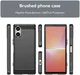 Sony Xperia 5 V Hoesje Geborsteld TPU Flexibele Back Cover Zwart afbeelding 8