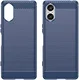 Sony Xperia 5 V Hoesje Geborsteld TPU Flexibele Back Cover Blauw afbeelding 2
