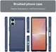 Sony Xperia 5 V Hoesje Geborsteld TPU Flexibele Back Cover Blauw afbeelding 4