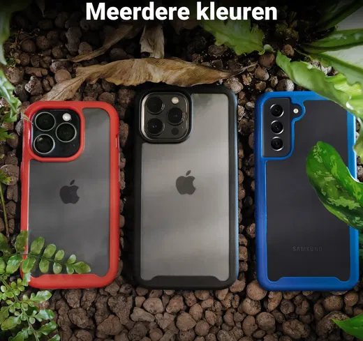 Google Pixel 8a Hoesje Full Protect 360° Cover Hybride Zwart afbeelding 9