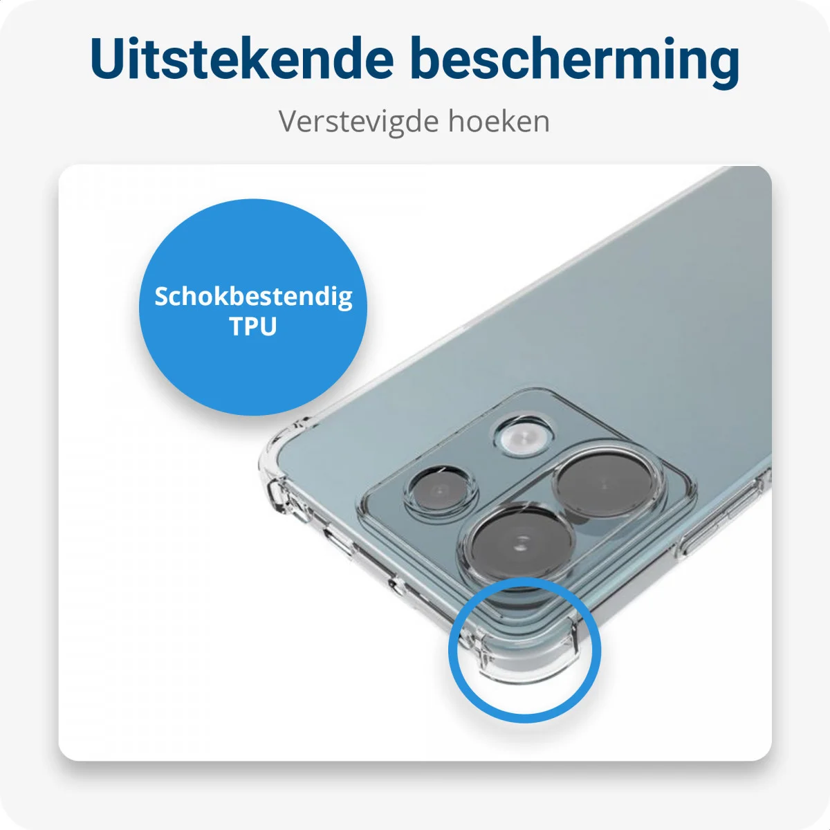 Xiaomi Redmi Note 13 Pro 5G / Poco X6 Hoesje met Koord TPU Transparant afbeelding 2