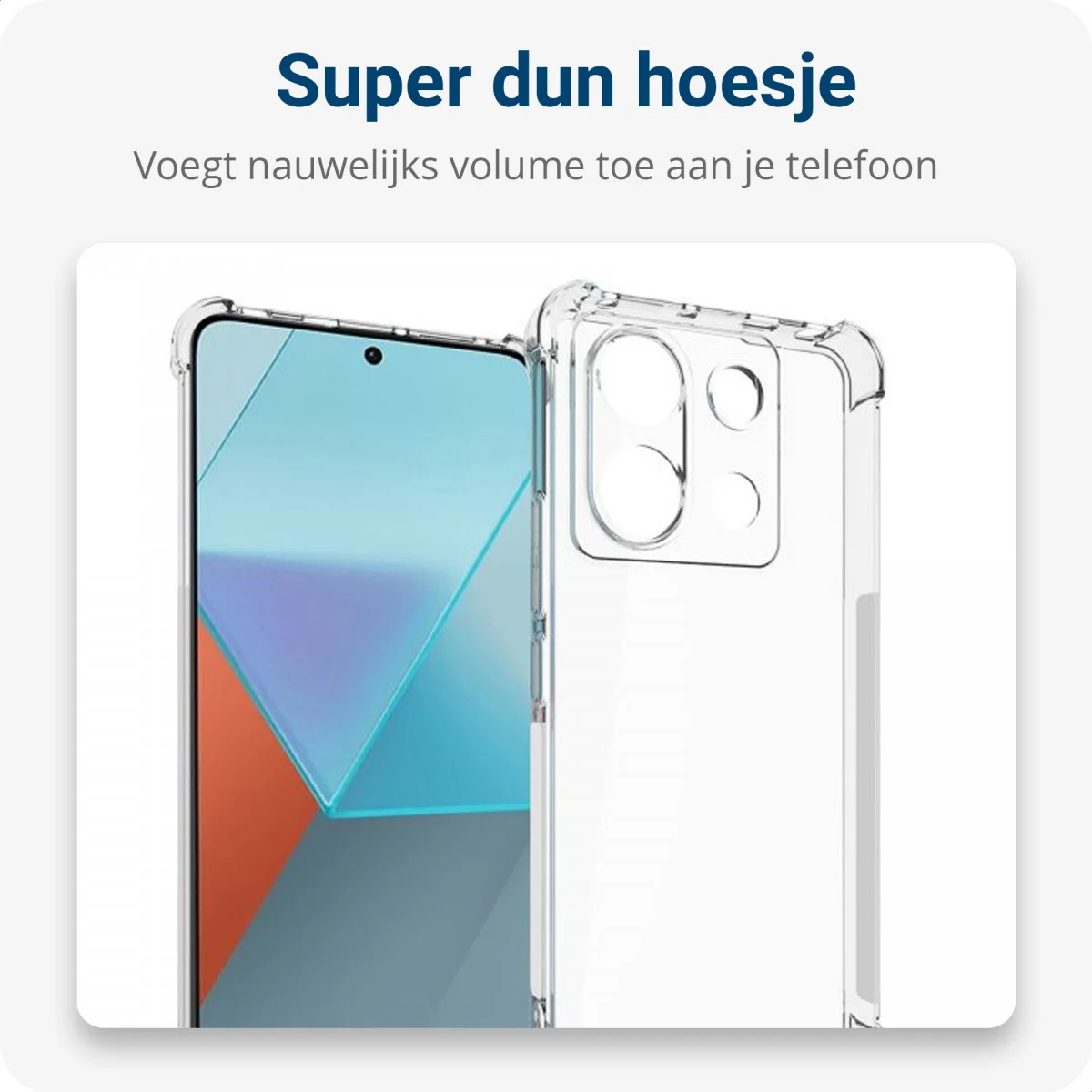 Xiaomi Redmi Note 13 Pro 5G / Poco X6 Hoesje met Koord TPU Transparant afbeelding 5
