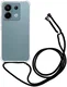 Xiaomi Redmi Note 13 Pro 5G / Poco X6 Hoesje met Koord TPU Transparant afbeelding 1