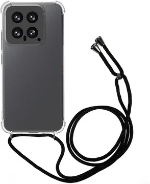 Xiaomi 14 Hoesje met Koord Schokbestendig TPU Transparant