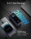 Anker 735 Prime (200W) Powerbank voor MacBook/Laptop 20.000 mAh Zwart afbeelding 6