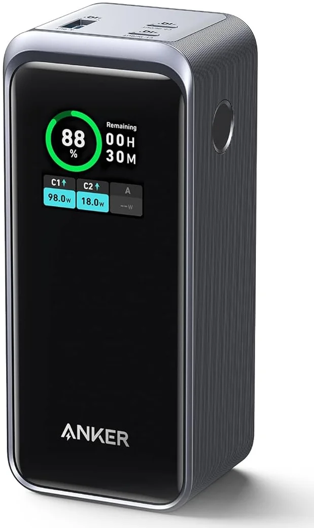 Anker 735 Prime (200W) Powerbank voor MacBook/Laptop 20.000 mAh Zwart afbeelding 2