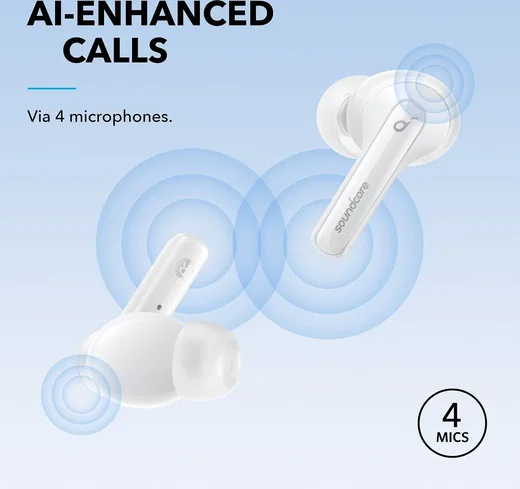 Anker SoundCore Life Note 3i Waterbestendige Hybrid ANC Oortjes Wit afbeelding 5