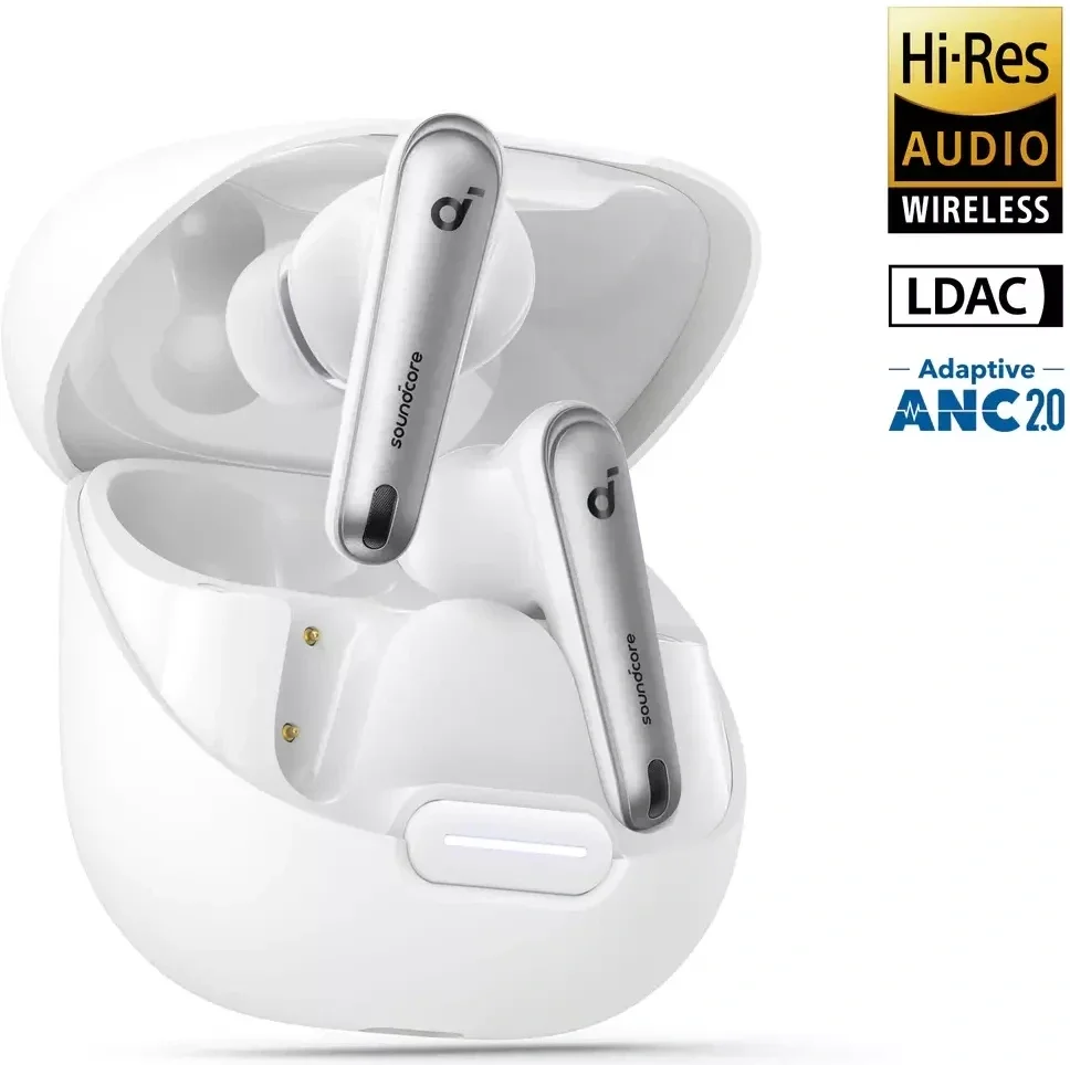 Anker SoundCore Liberty 4 Draadloze Oordopjes Noise Cancelling Wit afbeelding 8