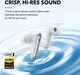 Anker SoundCore Liberty 4 Draadloze Oordopjes Noise Cancelling Wit afbeelding 2