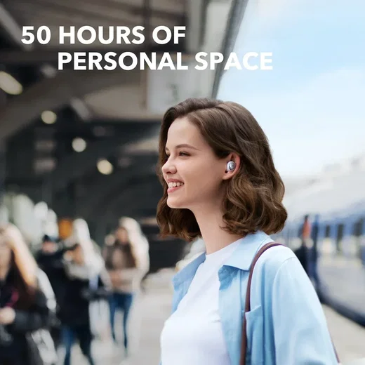 Anker SoundCore Space A40 Draadloze Oordopjes Ruisonderdrukking Wit afbeelding 3