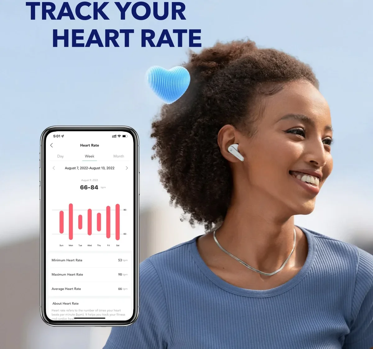 Anker SoundCore Liberty 4 True Wireless Earbuds met Hi-Res Audio Wit afbeelding 5