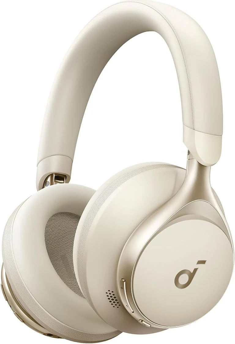 Anker SoundCore Space One Draadloze Koptelefoon Noise Cancelling Beige afbeelding 1