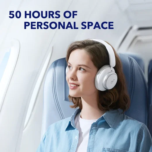 Anker SoundCore Q45 Draadloze Noise Cancelling Koptelefoon Wit afbeelding 2