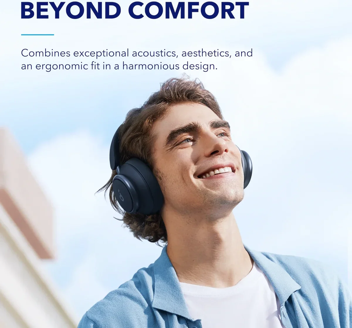 Anker SoundCore Q45 Draadloze Noise Cancelling Koptelefoon Blauw afbeelding 6