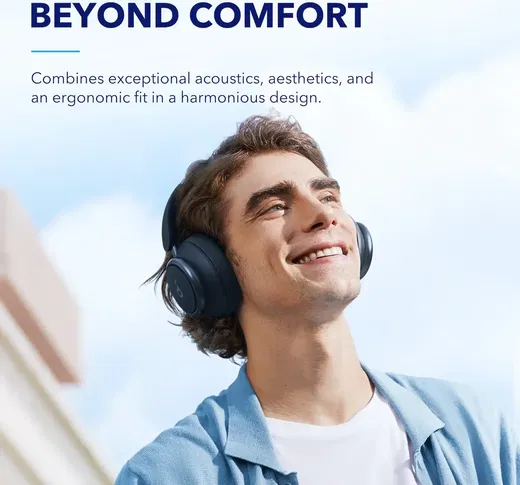 Anker SoundCore Q45 Draadloze Noise Cancelling Koptelefoon Blauw afbeelding 6