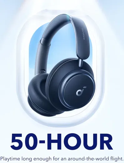 Anker SoundCore Q45 Draadloze Noise Cancelling Koptelefoon Blauw afbeelding 7