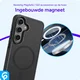 Samsung Galaxy S24 Hoesje met MagSafe Back Cover Matte Zwart afbeelding 4