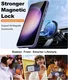 Samsung Galaxy S24 Hoesje met MagSafe Back Cover Matte Blauw afbeelding 7